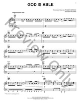God Is Able piano sheet music cover